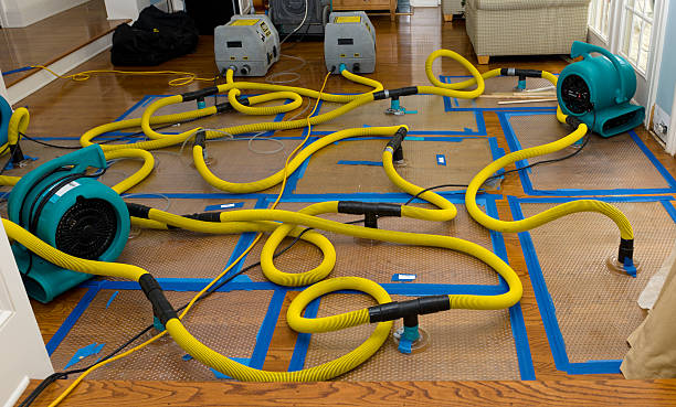 Professional Water Extraction technician working in Richmond, MO